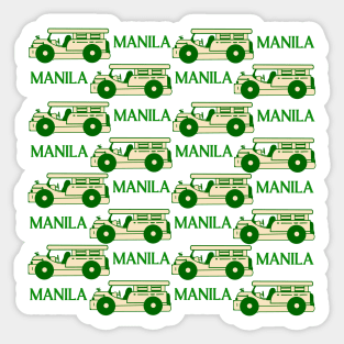 PHILIPPINE JEEPNEY PINOY PATTERN MUG Sticker